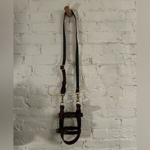 Handcrafted Water Buffalo Leather Water Bottle Carrier